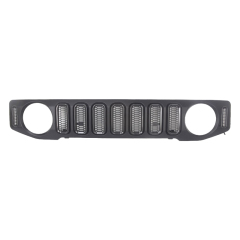 Front Grille A Carbonfiber Painting with LED Indicator+DRL for Jimny JB74W JB64W JB74 JB64 2018+