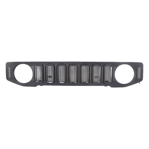Front Grille A Carbonfiber Painting with LED Indicator+DRL for Jimny JB74W JB64W JB74 JB64 2018+