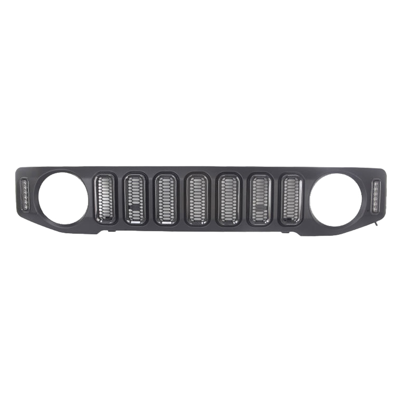 Front Grille A Carbonfiber Painting with LED Indicator+DRL for Jimny JB74W JB64W JB74 JB64 2018+