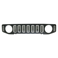 Front Grille A Chromed with LED Indicator+DRL for Jimny JB74W JB64W JB74 JB64 2018+
