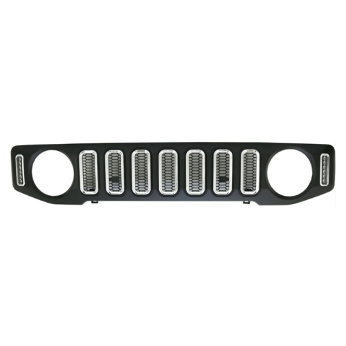 Front Grille A Chromed with LED Indicator+DRL for Jimny JB74W JB64W JB74 JB64 2018+