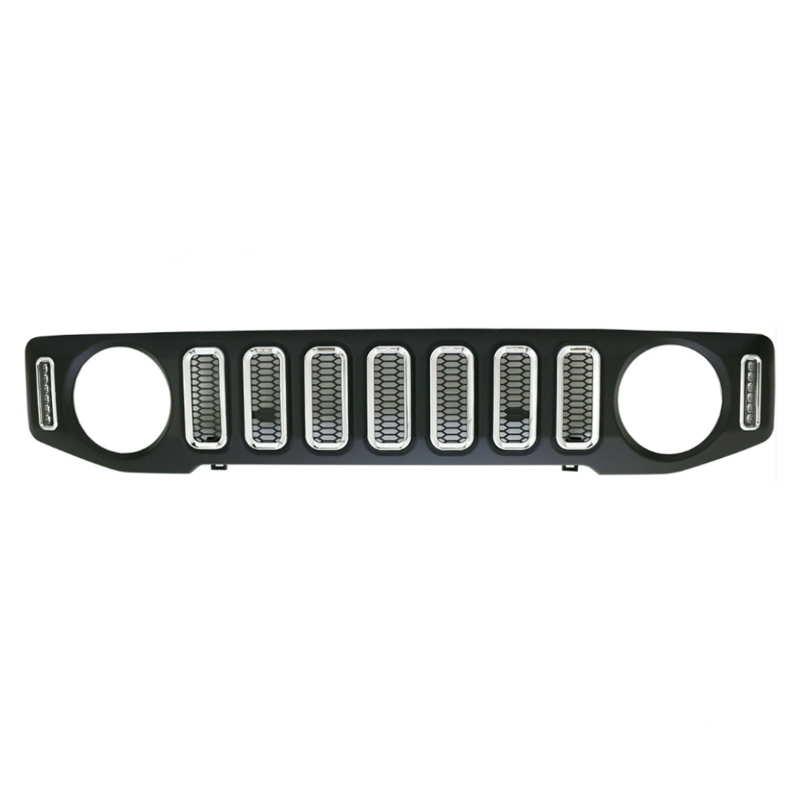 Front Grille A Chromed with LED Indicator+DRL for Jimny JB74W JB64W JB74 JB64 2018+