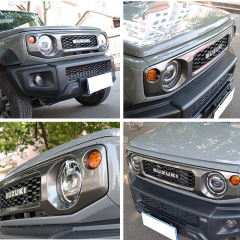 Front Grille B Gray with Logo for Jimny JB74W JB64W JB74 JB64 2018+