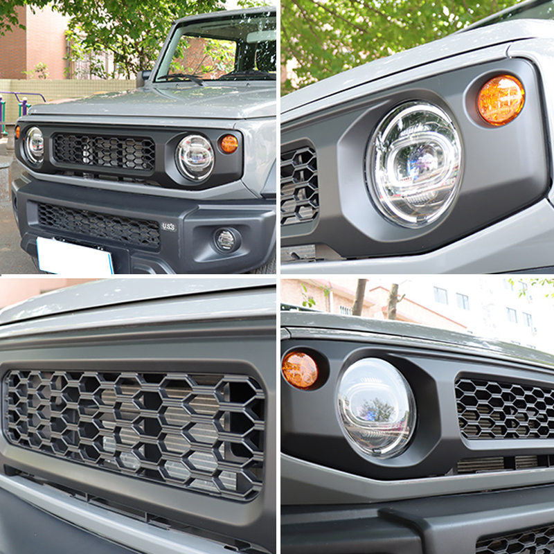 Front Grille C NO Logo Black for Jimny JB74W JB64W JB74 JB64 2018+