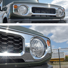 Front Grille C NO Logo Chromed for Jimny JB74W JB64W JB74 JB64 2018+