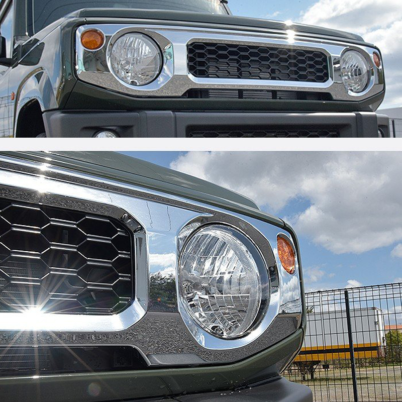 Front Grille C NO Logo Chromed for Jimny JB74W JB64W JB74 JB64 2018+