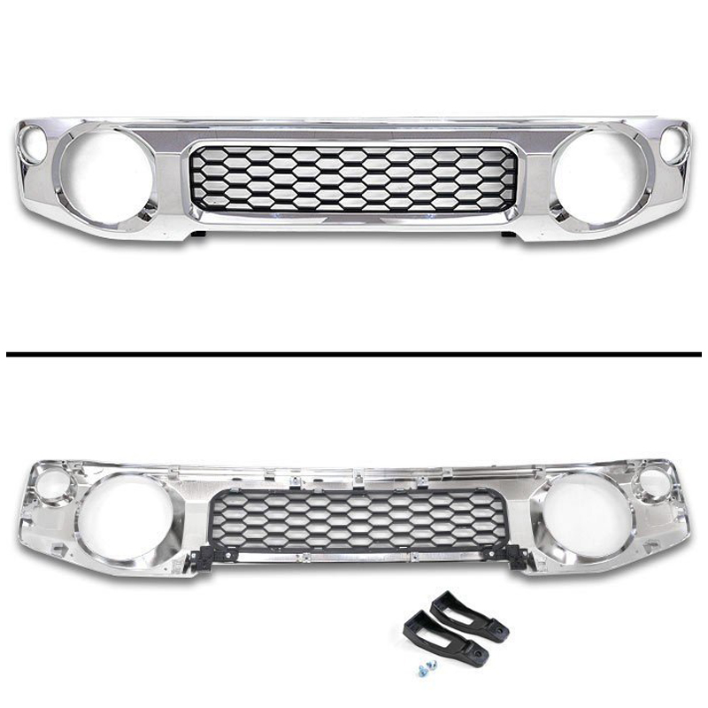 Front Grille C NO Logo Chromed for Jimny JB74W JB64W JB74 JB64 2018+