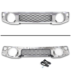 Front Grille C NO Logo Chromed for Jimny JB74W JB64W JB74 JB64 2018+