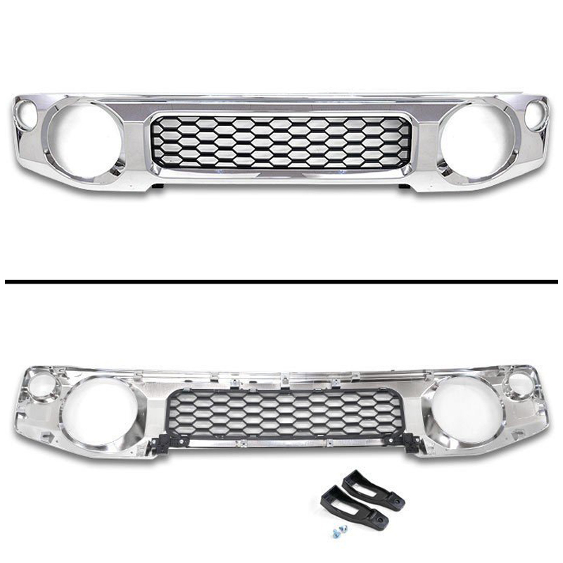 Front Grille C NO Logo Chromed for Jimny JB74W JB64W JB74 JB64 2018+