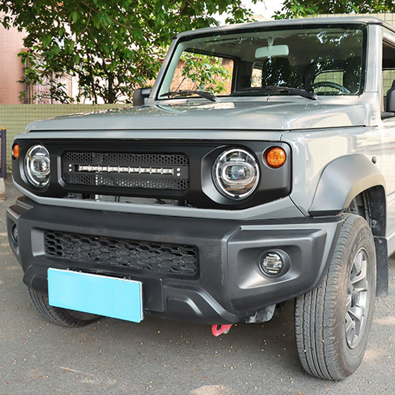 Front Grille E with LED light bar * 1pcs for Jimny JB74W JB64W JB74 JB64 2018+