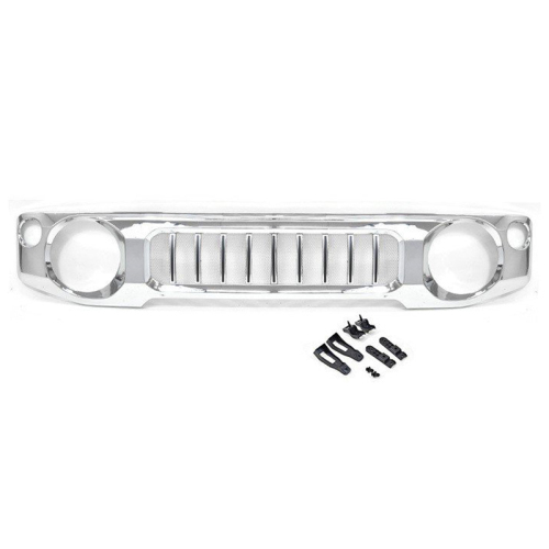 Front Grille D with Insect Grid Chromed for Jimny JB74W JB64W JB74 JB64 2018+
