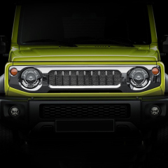 Front Grille D with Insect Grid Chromed for Jimny JB74W JB64W JB74 JB64 2018+
