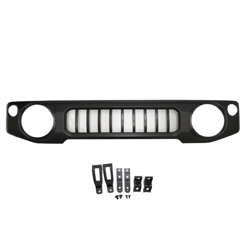 Front Grille D with Insect Grid Black for Jimny JB74W JB64W JB74 JB64 2018+