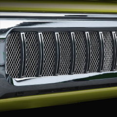 Front Grille D with Insect Grid Chromed for Jimny JB74W JB64W JB74 JB64 2018+