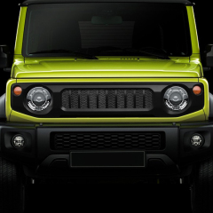 Front Grille D with Insect Grid Black for Jimny JB74W JB64W JB74 JB64 2018+