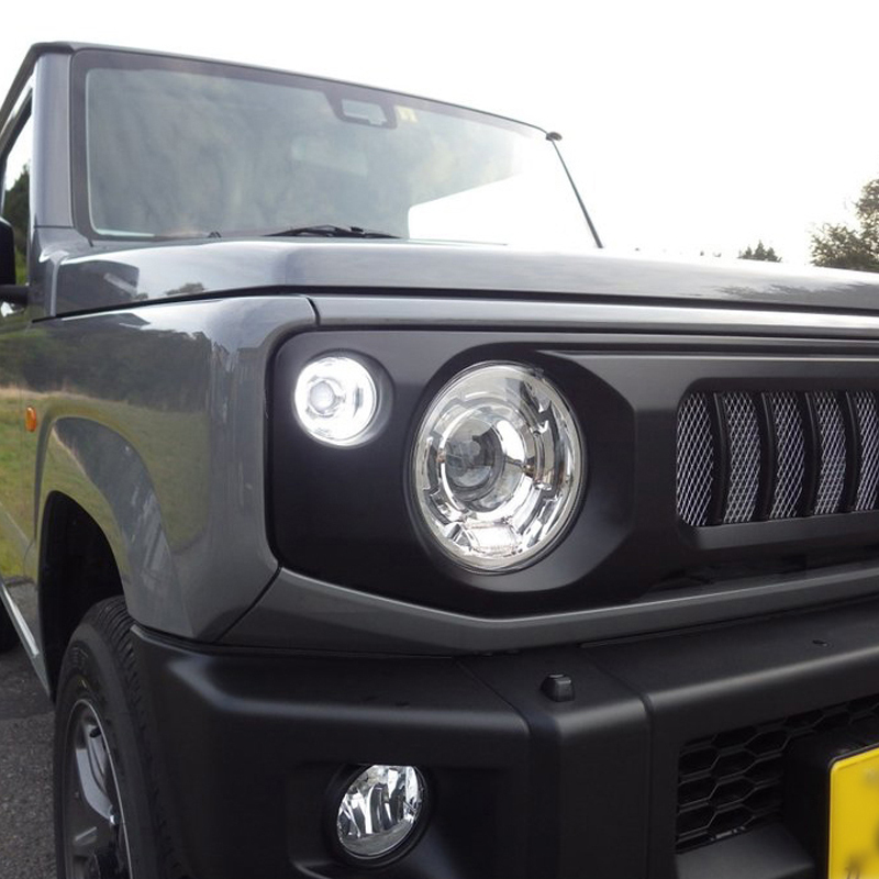 Front Grille D with Insect Grid Black for Jimny JB74W JB64W JB74 JB64 2018+