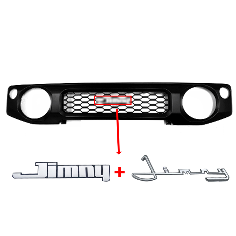 Front Grille GP with 2logo PCS for Jimny JB74W JB64W JB74 JB64 2018+