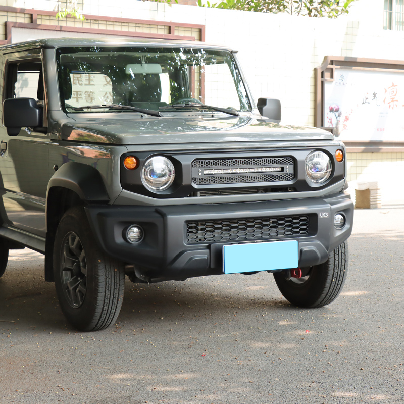 Front Grille E with LED light bar * 1pcs for Jimny JB74W JB64W JB74 JB64 2018+