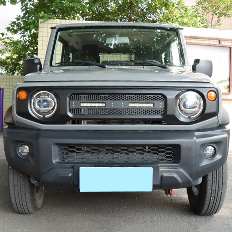 Front Grille F with LED light bar * 2pcs for Jimny JB74W JB64W JB74 JB64 2018+