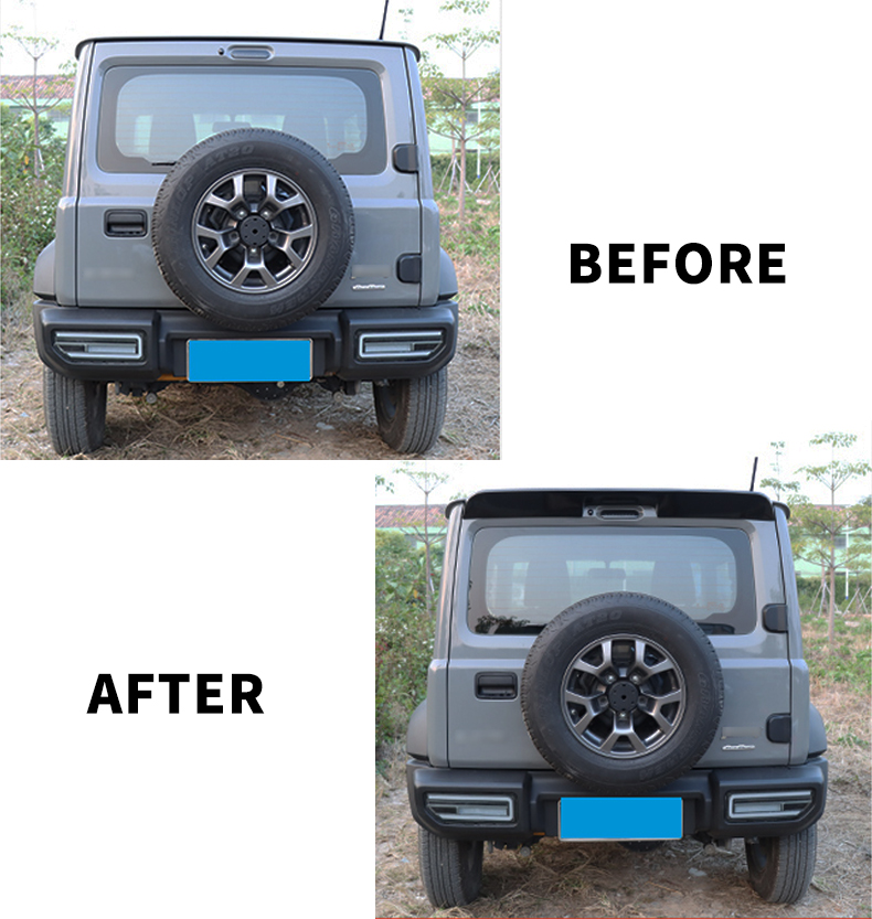 JIMNY ACCESSORIES Car Rear roof Spoiler wing for Jimny JB74W JB64W JB74 JB64 2018+