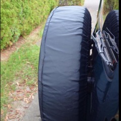 Spare wheel tire cover for Jimny JB74W JB64W JB74 JB64 2018+