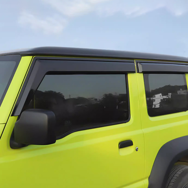 Car Window Visor Window Rain Guards Weathershields Sun Rain Deflector for Jimny JB74W JB64W JB74 JB64 2018+