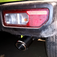 In stock JIMNY ACCESSORIES Jimny Carbon fiber Car Exhaust Muffler Pipe Tail Throat for Jimny 2019 JB74 JB64