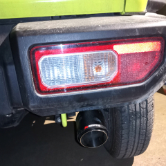 In stock JIMNY ACCESSORIES Jimny Carbon fiber Car Exhaust Muffler Pipe Tail Throat for Jimny 2019 JB74 JB64