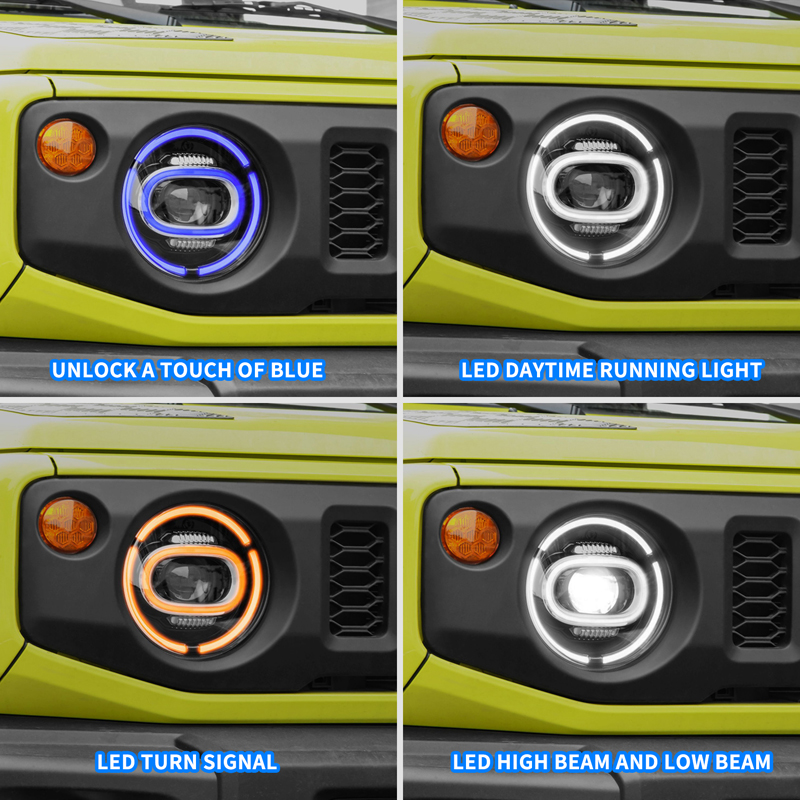 JIMNY ACCESSORIES jimny led head light for Jimny JB74W JB64W JB74 JB64 2018+