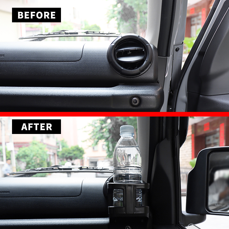 2023 JIMNY Accessories Car Water Cup Holder for Suzuki Jimny JB74 JB64 JB74W JB64W Drink Holder Stand Accessories
