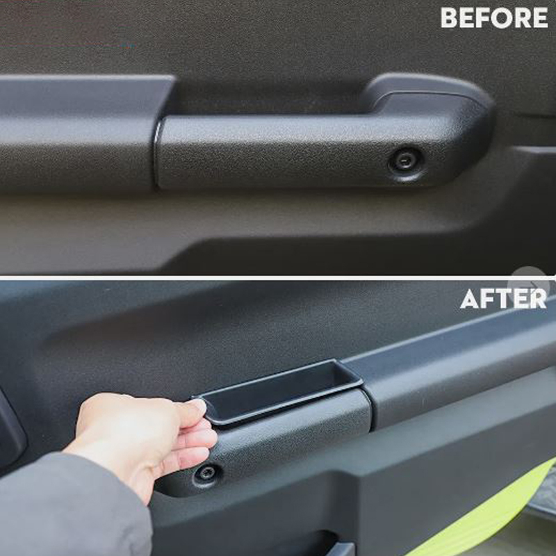 For Jimny Accessories Car Door Interior Handle Storage Box For Suzuki Jimny GEN4 JB64 JB74 2019 2020 2021 2022 2023 Storage Parts