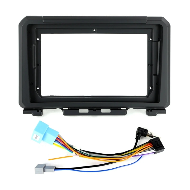 9" Car Radio Frame Panel Trim for Suzuki Jimny JB74W JB64W JB74 JB64 2018 2019 2020 2021 2022 2023