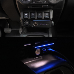 Integrated Cigarette igniter & Phone Charger widget for Suzuki Jimny JB74 JB64 JB74W JB64W 2018 2019 2020 2021 2022