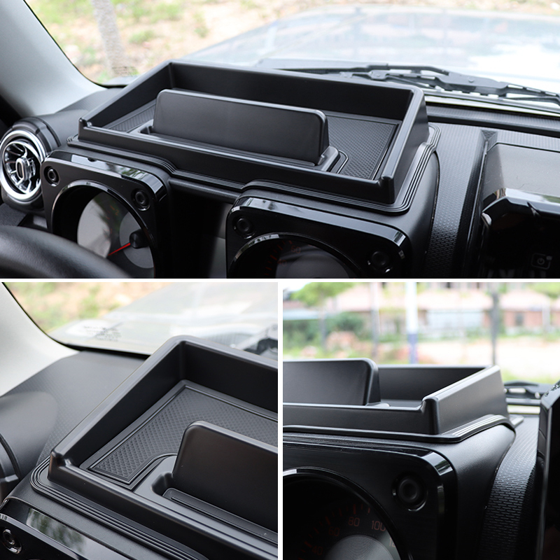 Interior Storage Box Dashboard Container phone Bracket Holder Stander for Jimny 2019 JB64 JB74 JB74w JB64w
