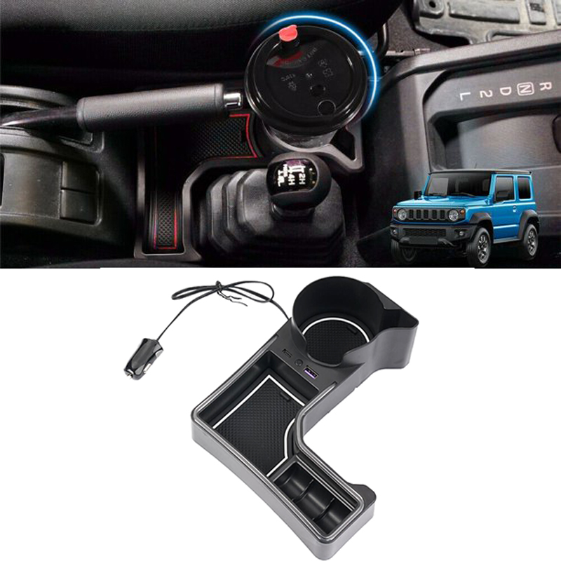 Jimny Gen4 Sierra 4x4 AT Car Rear Console Storage Box for Suzuki Jimny JB74 JB64 JB74W JB64W 2018 2019 2020 2021 2022