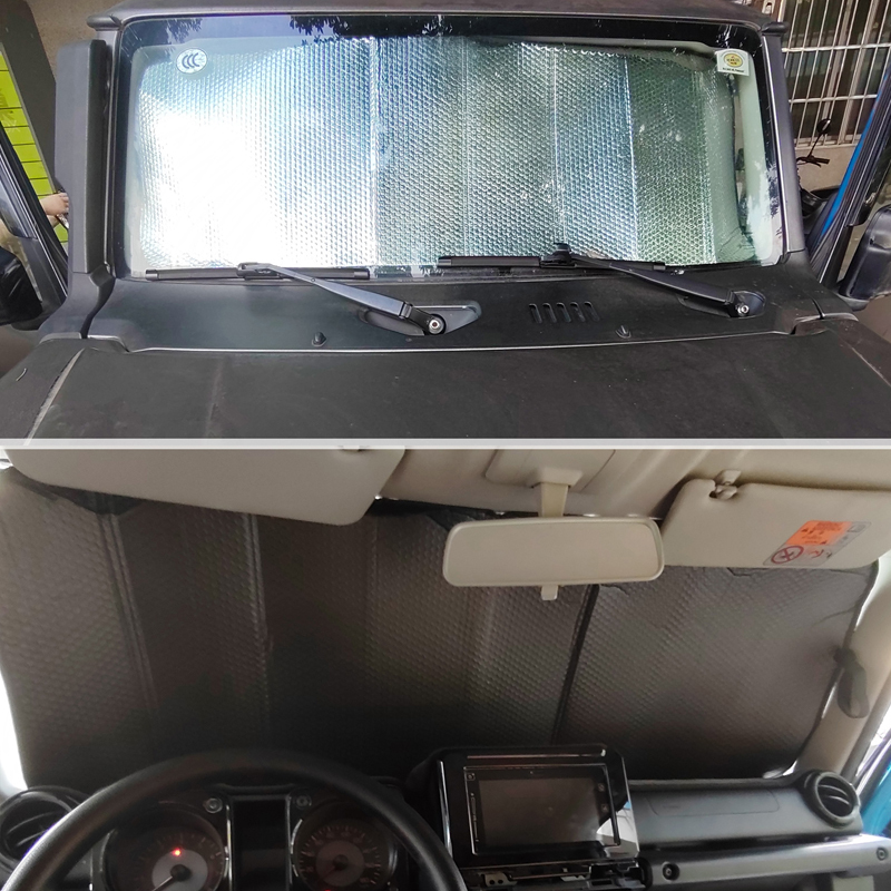 Car Front Windshield Sunshades Sun Visor Cover for Suzuki Jimny JB74 JB64 2018-2020