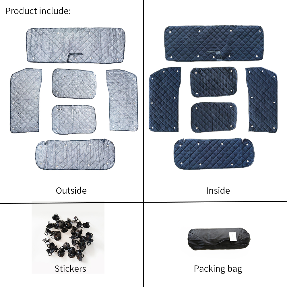 NEW Curtain Awning Accessories 6PCS Windshield Sunshade for Suzuki Jimny 2019 JB74 JB64
