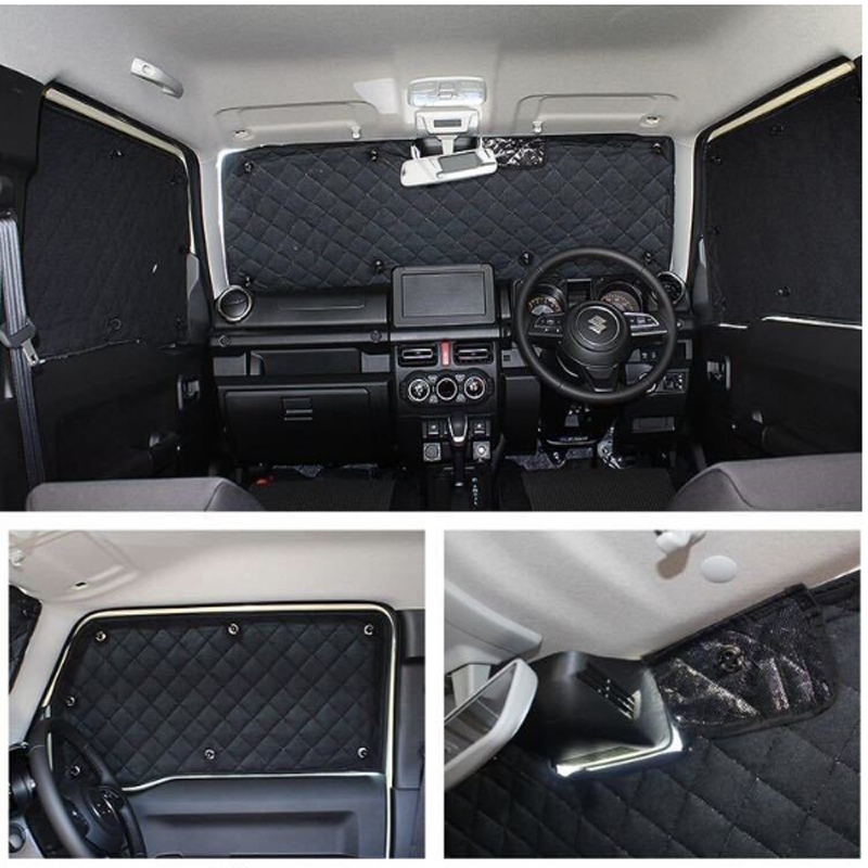 NEW Curtain Awning Accessories 6PCS Windshield Sunshade for Suzuki Jimny 2019 JB74 JB64