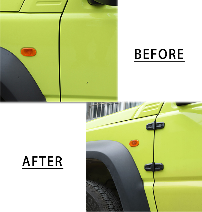JIMNY 2018 2019 2020 2021 ACCESSORIES Door Hinge Cover Decoration for Suzuki Jimny 2021 JB74 JB64 JB74W JB64W