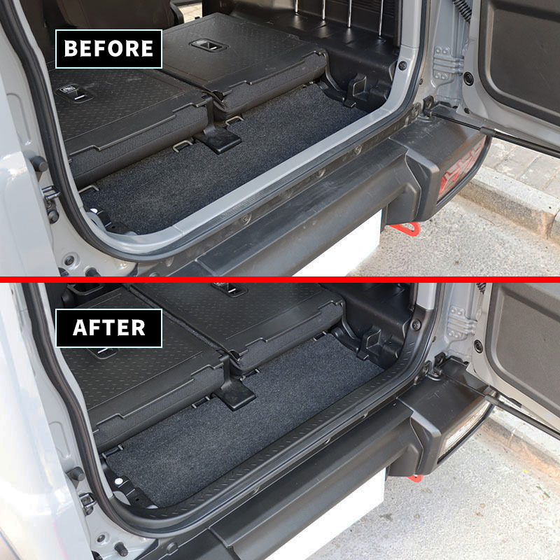 Car Rear Door scuff Plate ABS Rear Trunk Cover Tailgate Inner Guard for Suzuki Jimny JB74 JB64 2019 2020 2021 2022 Gen 4