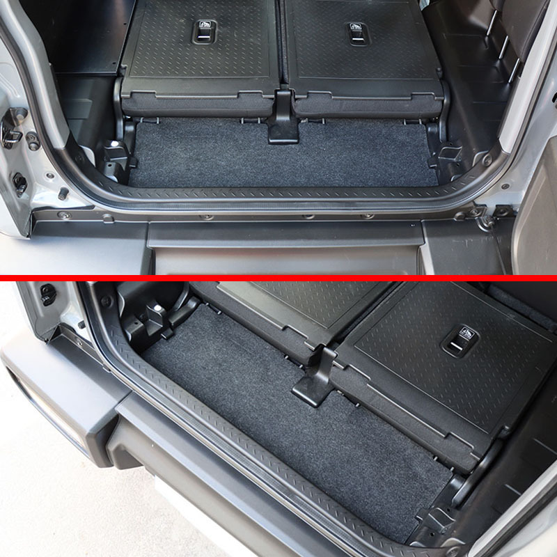 Car Rear Door scuff Plate ABS Rear Trunk Cover Tailgate Inner Guard for Suzuki Jimny JB74 JB64 2019 2020 2021 2022 Gen 4