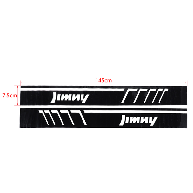 JB74 Decoration Accessories Car Sticker For Suzuki Jimny JB64 JB74 2018 2019 2020 2021 2022 2023 Car Side Body Moulding Stickers
