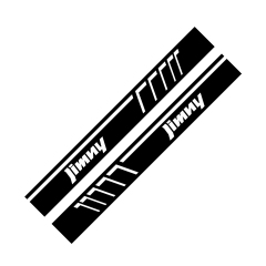 JB74 Decoration Accessories Car Sticker For Suzuki Jimny JB64 JB74 2018 2019 2020 2021 2022 2023 Car Side Body Moulding Stickers