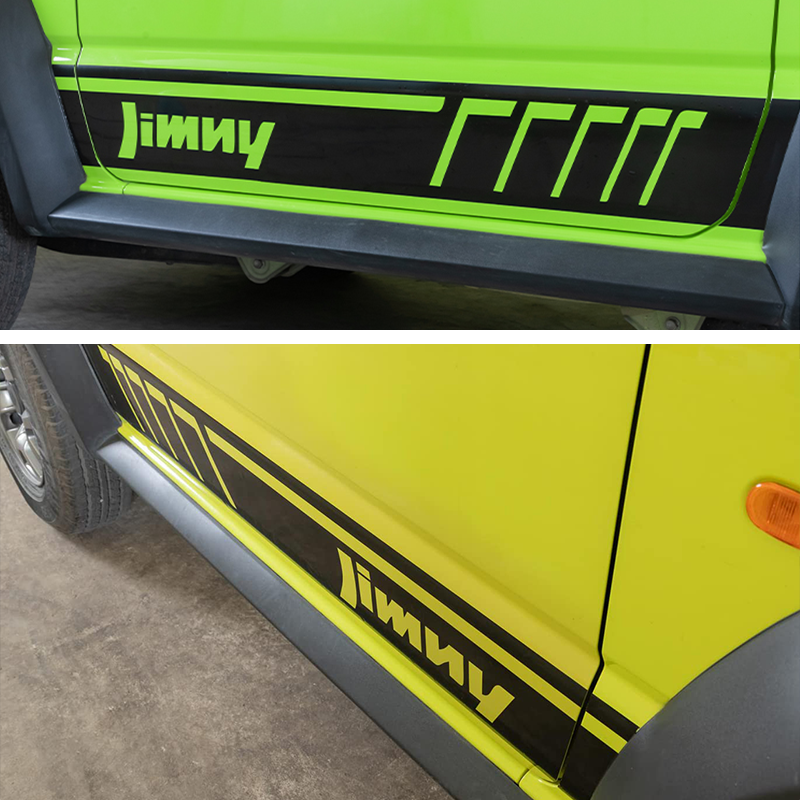 JB74 Decoration Accessories Car Sticker For Suzuki Jimny JB64 JB74 2018 2019 2020 2021 2022 2023 Car Side Body Moulding Stickers