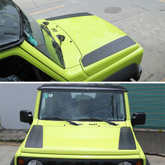 Car Front Engine Hood Cover Decoration Panel for Suzuki Jimny JB74W JB64W JB74 JB64 2018+