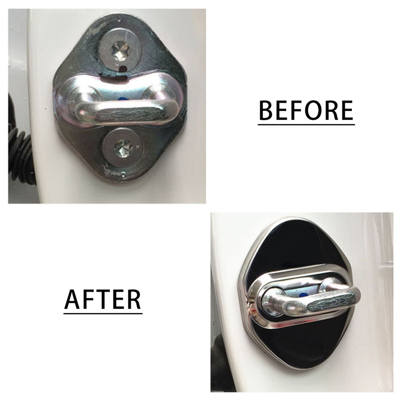 Jimny Accessories Car Door Lock Cover for Suzuki Jimny JB64 JB64W JB74 JB74W 2018 2019 2020 2021