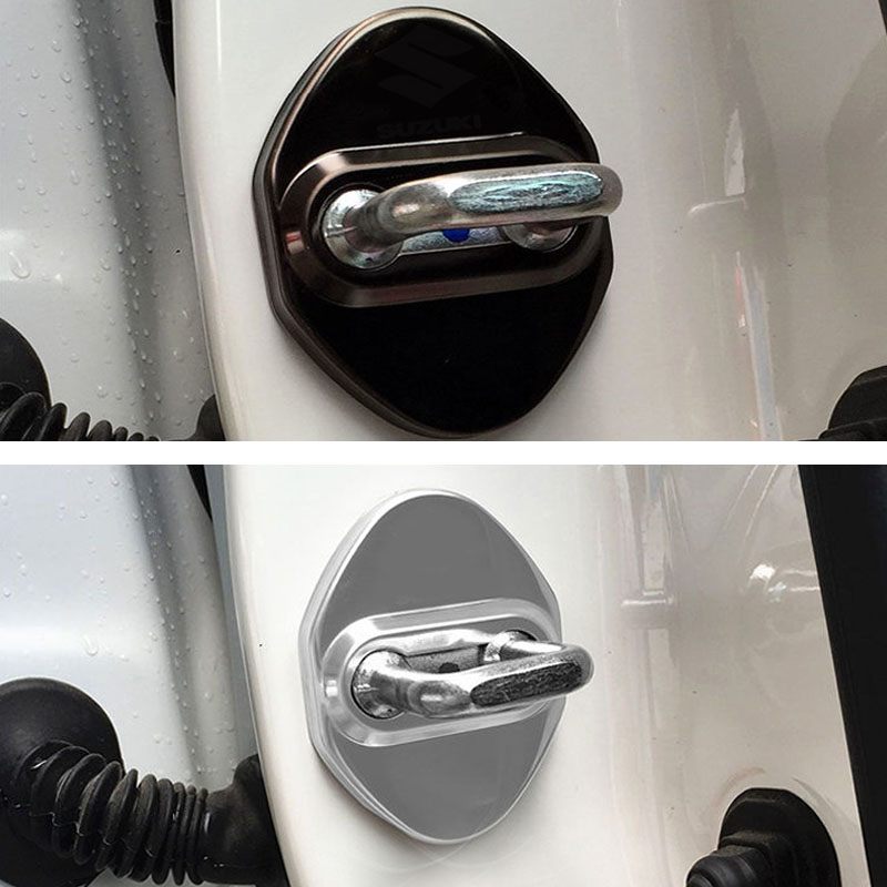 Jimny Accessories Car Door Lock Cover for Suzuki Jimny JB64 JB64W JB74 JB74W 2018 2019 2020 2021