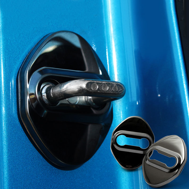 Jimny Accessories Car Door Lock Cover for Suzuki Jimny JB64 JB64W JB74 JB74W 2018 2019 2020 2021