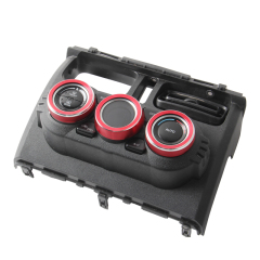 3pcs Air Conditioning Knob Decorative Cover Ring for Suzuki Jimny JB64 JB74 JB64W JB74W 2018 2019 2020 2021