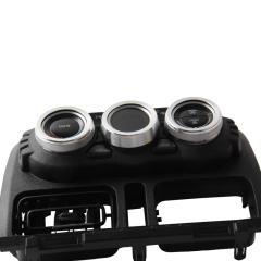 3pcs Air Conditioning Knob Decorative Cover Ring for Suzuki Jimny JB64 JB74 JB64W JB74W 2018 2019 2020 2021